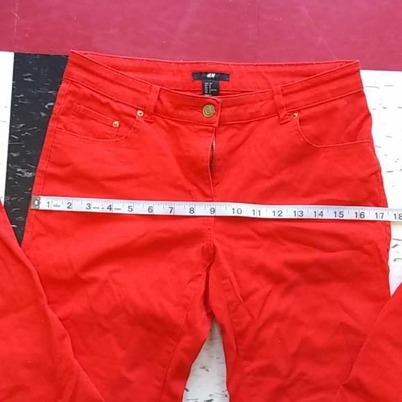 SOLD H&M red jeans - Picture 3 of 10